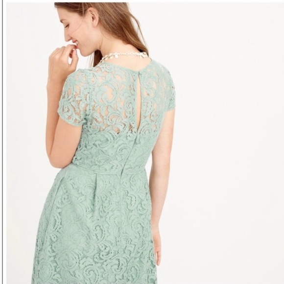 J Crew Alisa Dress in Dusty Shale Size 10 - Picture 2 of 16